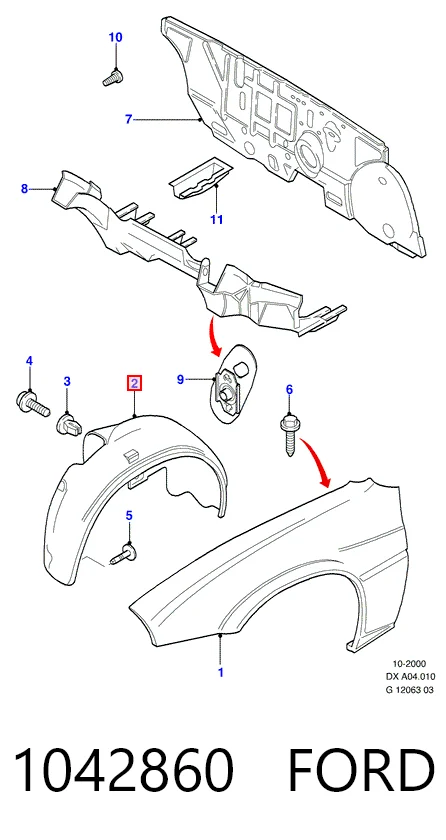 Comprar Paso rueda Ford Fiesta COURIER J5S, J3S