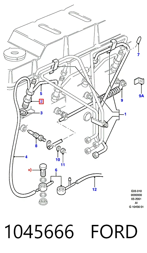 Inyector de combustible para Ford Mondeo II BFP