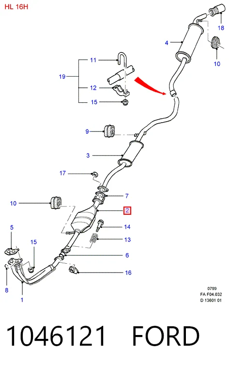Comprar Catalizador Ford Escort '95 AVL