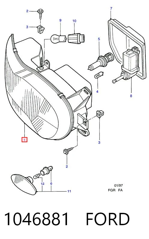 Faros para Ford Escort VII ALL