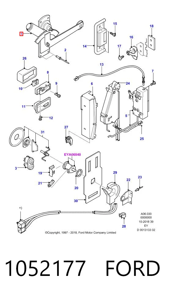 Mecanismo elevalunas delantero izquierdo Ford Transit  desde 69,83 €
