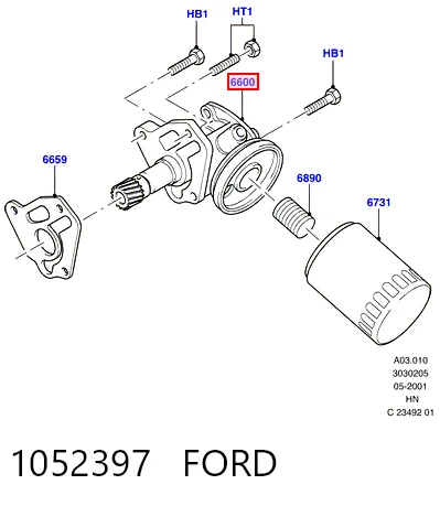 Bomba de aceite del motor Ford Fiesta III desde 43,15 €