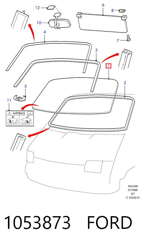 Parabrisas para Ford Transit E