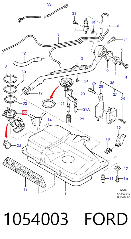1054003 Ford