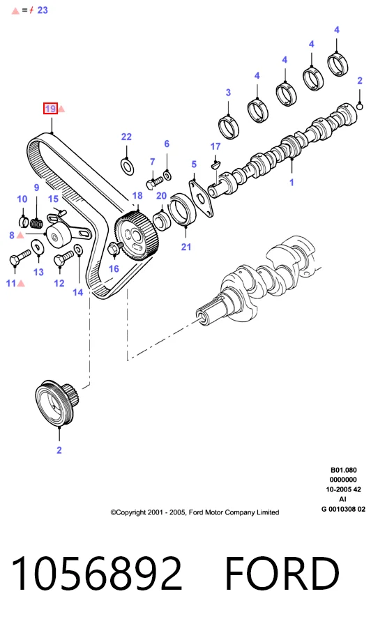 Comprar Correa de distribución Ford Transit  T a bajo precio