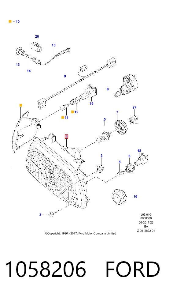 Faros para Ford Escort V GAL