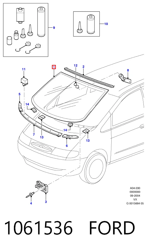 Comprar Parabrisas Ford Galaxy  WGR a bajo precio