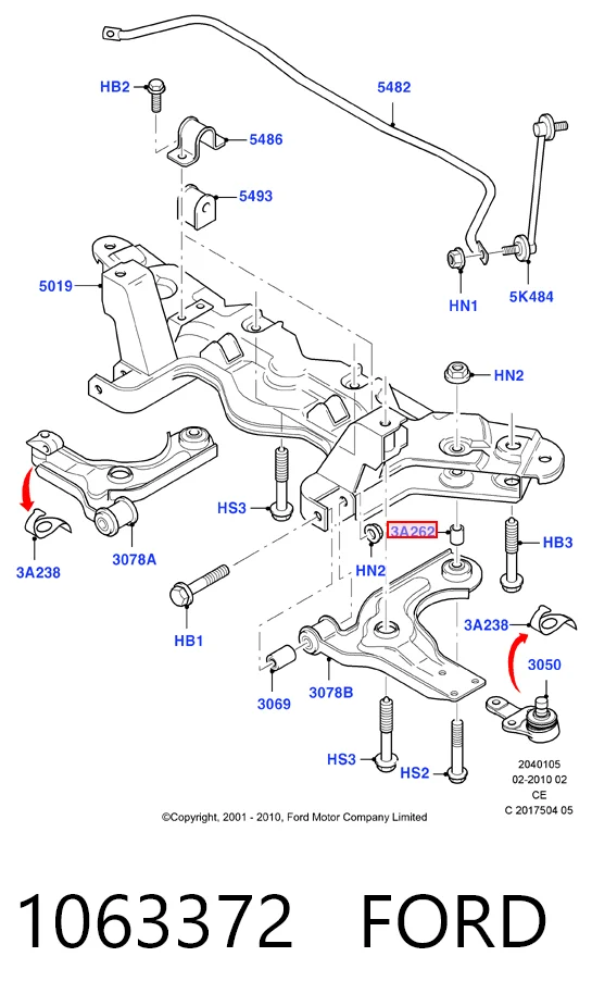 Silentblock suspension Fiesta IV hatchback (1996-2002) original desde 9,70 €