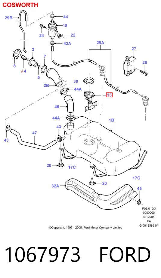 Comprar Módulo de bomba de combustible con sensor de nivel de combustible Ford Fiesta IV JAS, JBS a bajo precio