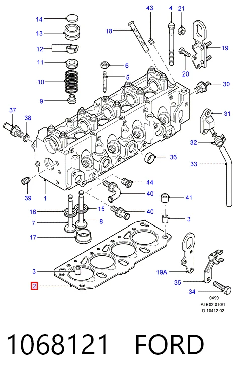  Junta de culata Ford Fiesta 