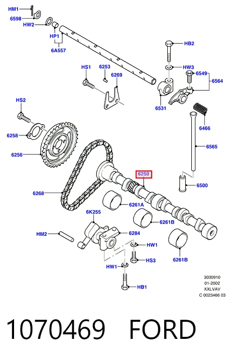 Comprar Árboles de levas Ford Ka  RBT