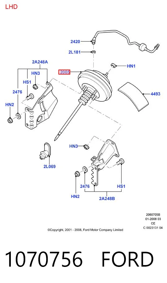 Servofreno Ford Fiesta Mk4 hatchback (JAS, JBS) (1996 - 2002) precio, desde 58,08 EUR