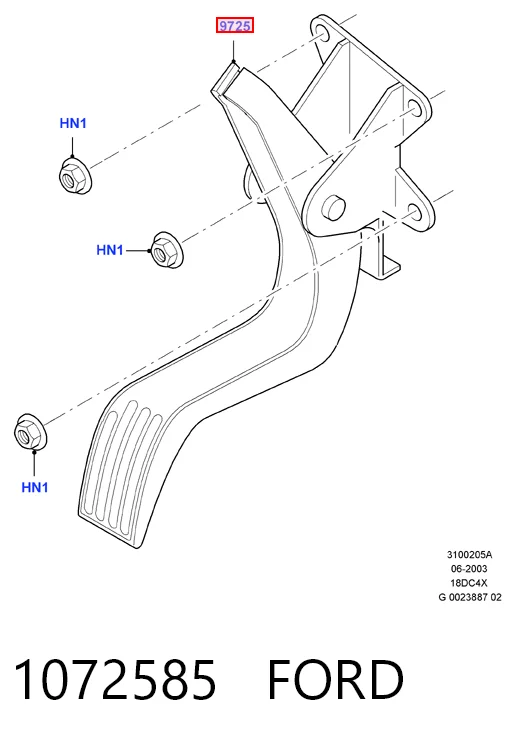 Comprar Pedal del acelerador Ford Focus I DFW
