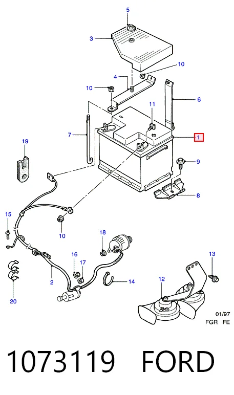 Comprar C2S25722 Jaguar Batería de coche