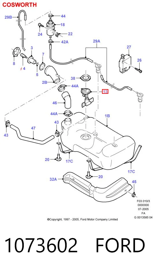 Comprar Bomba de gasolina Ford Fiesta Mk4 JAS, JBS