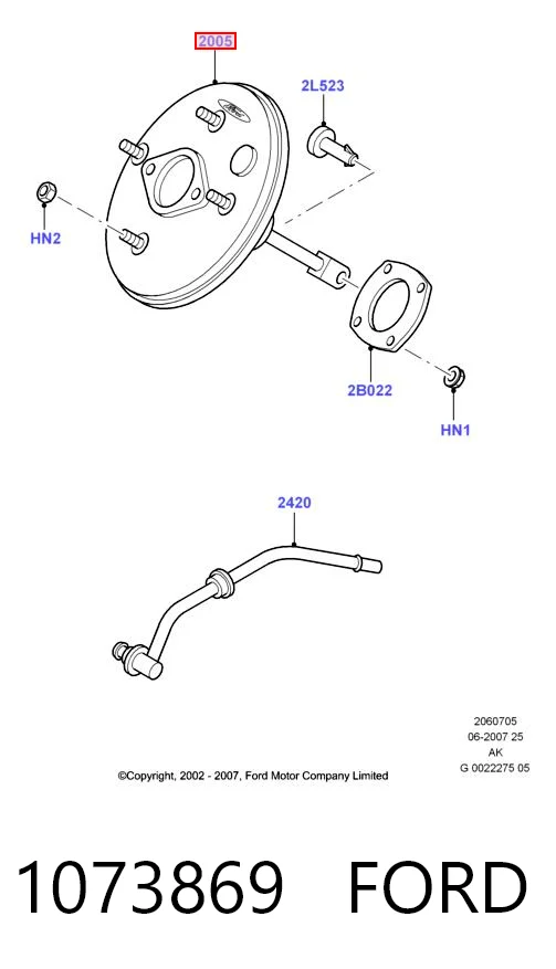 Servofreno para Ford Focus DFW