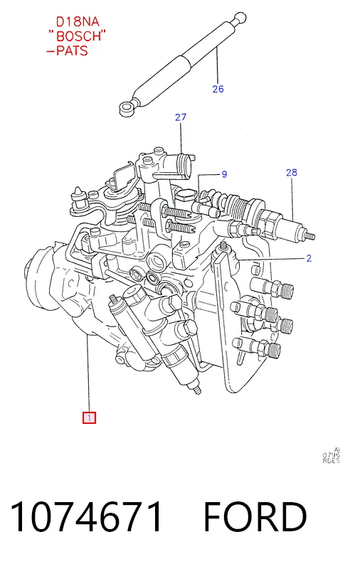 Bomba inyectora Ford Mondeo 2