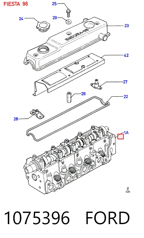 Cabeza del motor Ford Mondeo I (1993-1996)