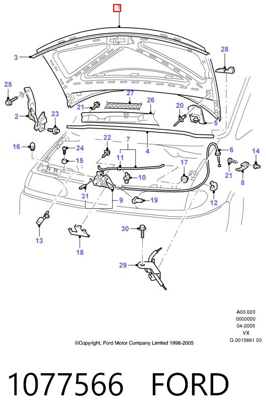 Capot Seat Alhambra 