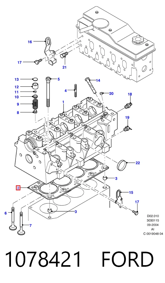 Juntas de culata Ford Galaxy II CA1 monovolumen (WA6) (2006 - 2015) precio, desde 29,04 EUR
