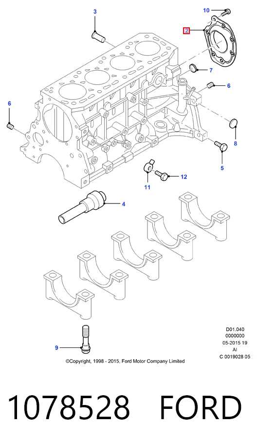 Comprar Retén de cigüeñal Ford Fiesta Mk3 GFJ