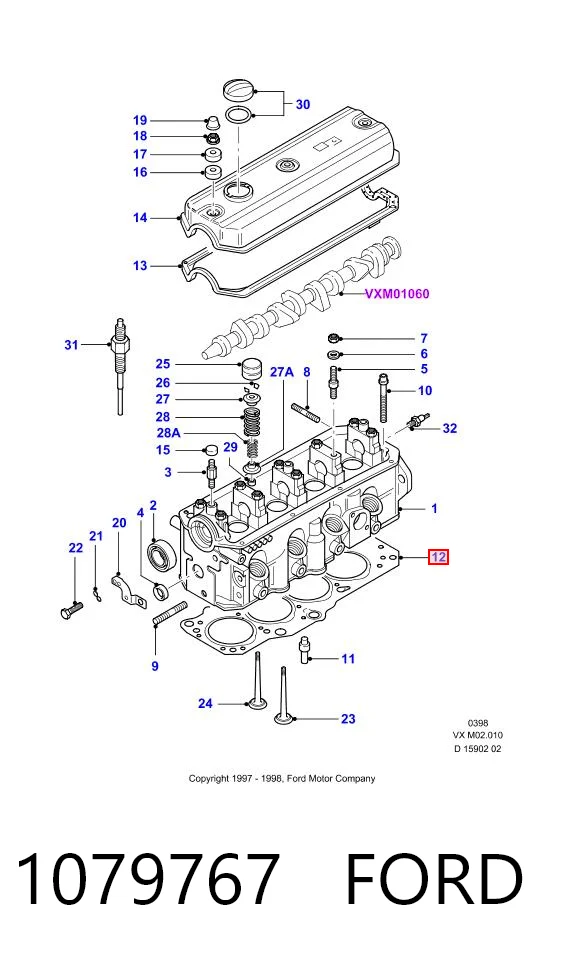  Junta de culata Ford Galaxy 