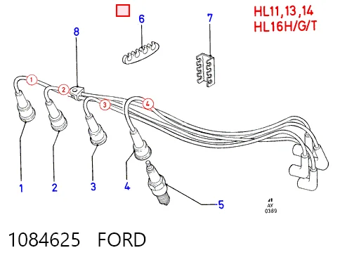 3187 Denso Bujía de ignición