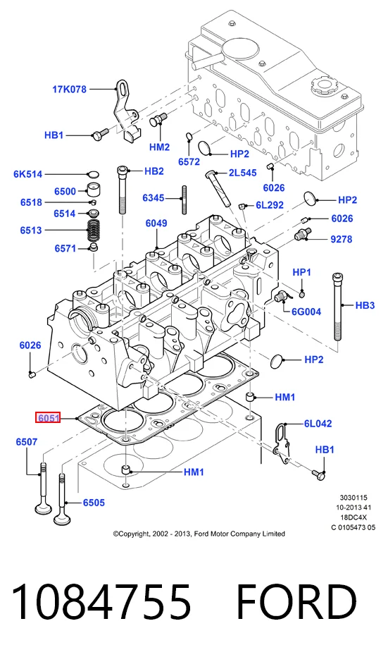 Comprar Junta de culata Ford Galaxy II CA1 WA6