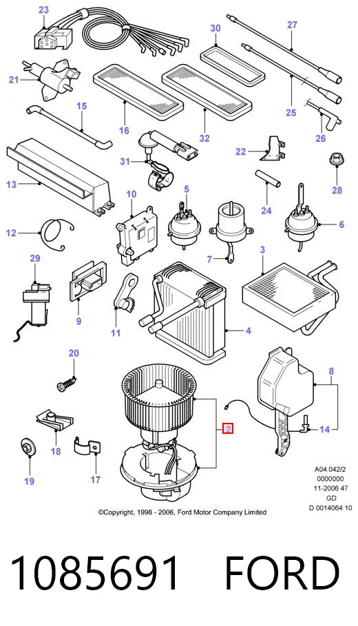 Comprar Ventilador habitáculo Ford Mondeo I GBP