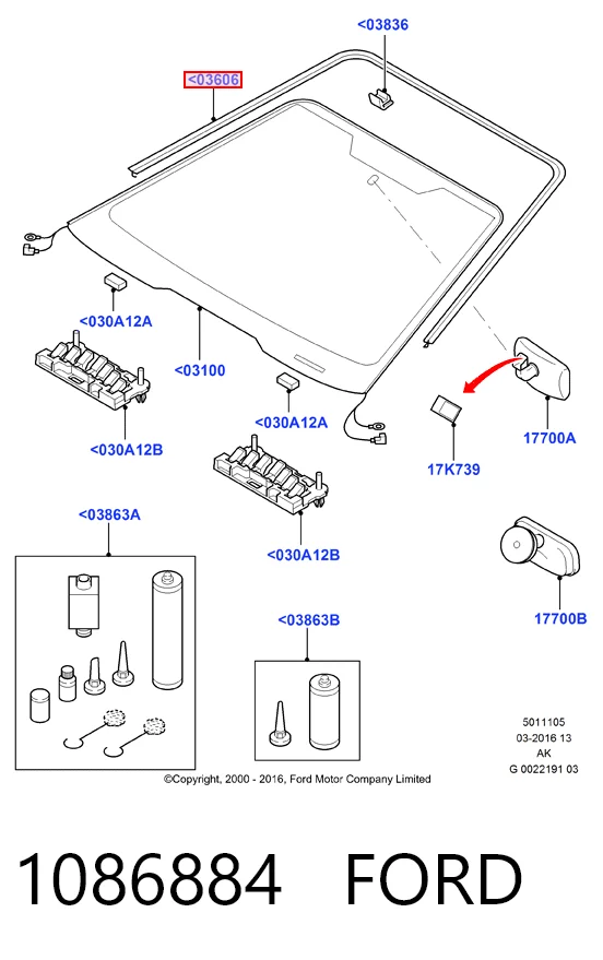 Comprar Moldura de parabrisas Ford Focus I DFW