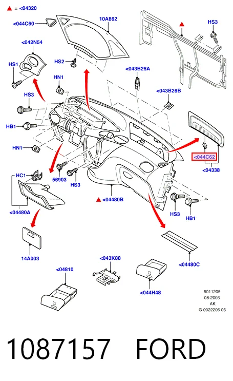 Vaso de expansión para Ford Mondeo GBP