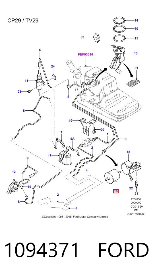 Filtros de combustible Ford Ka  hatchback comprar en España
