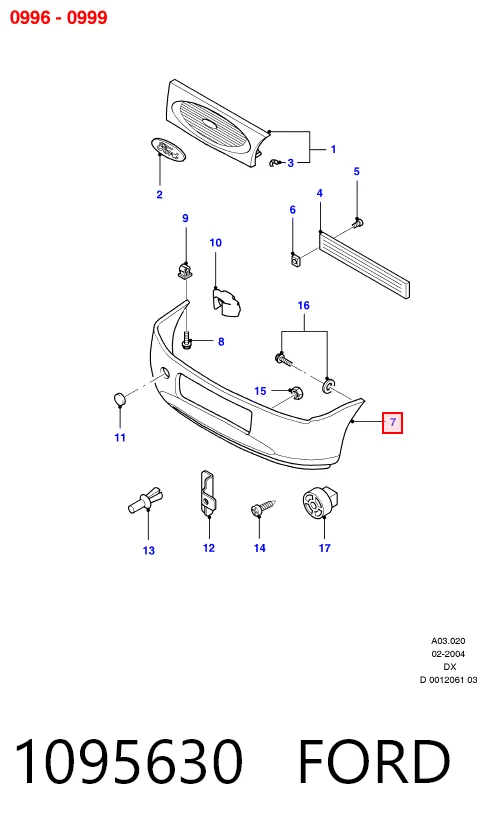 Comprar Paragolpes Ford Fiesta Mk4 JAS, JBS