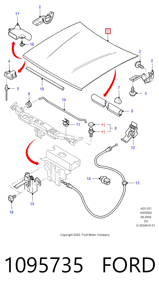 Comprar Capó Ford Fiesta Mk4 JAS, JBS