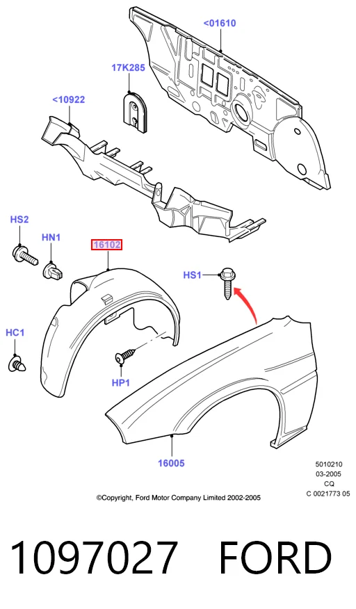 Comprar Paso de rueda delantero derecho Ford Ka  RBT a bajo precio