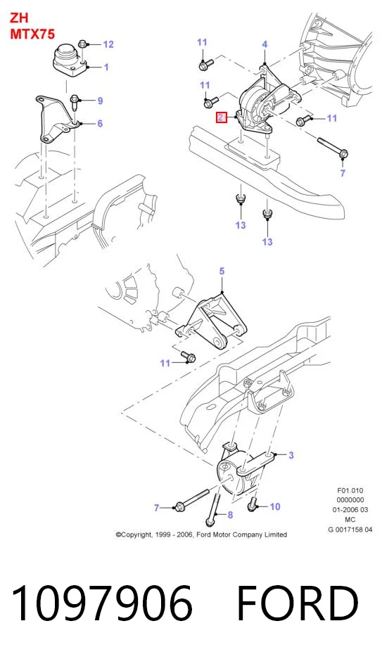 Comprar Soporte de motor delantero Ford Mondeo II BNP