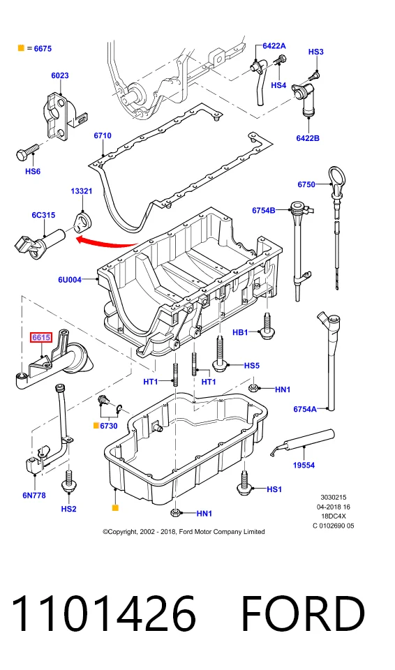 Tubo de aspiracion de bomba de aceite Ford Connect furgoneta (TC7) (2002 - 2013) precio, desde 19,03 EUR