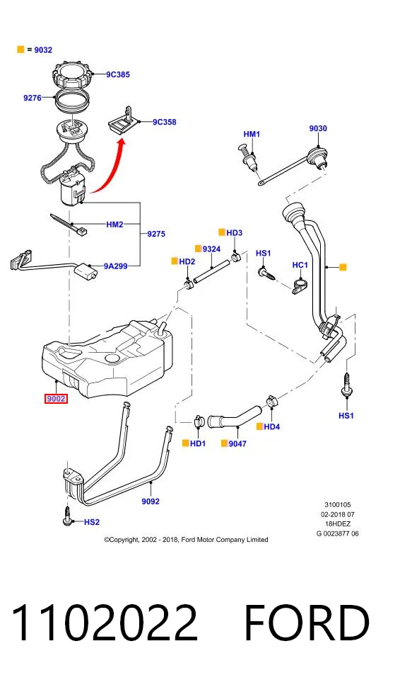 Comprar Depósito de combustible Ford Focus I DFW a bajo precio