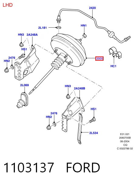Servofreno Ford Ka  (1996-2008)