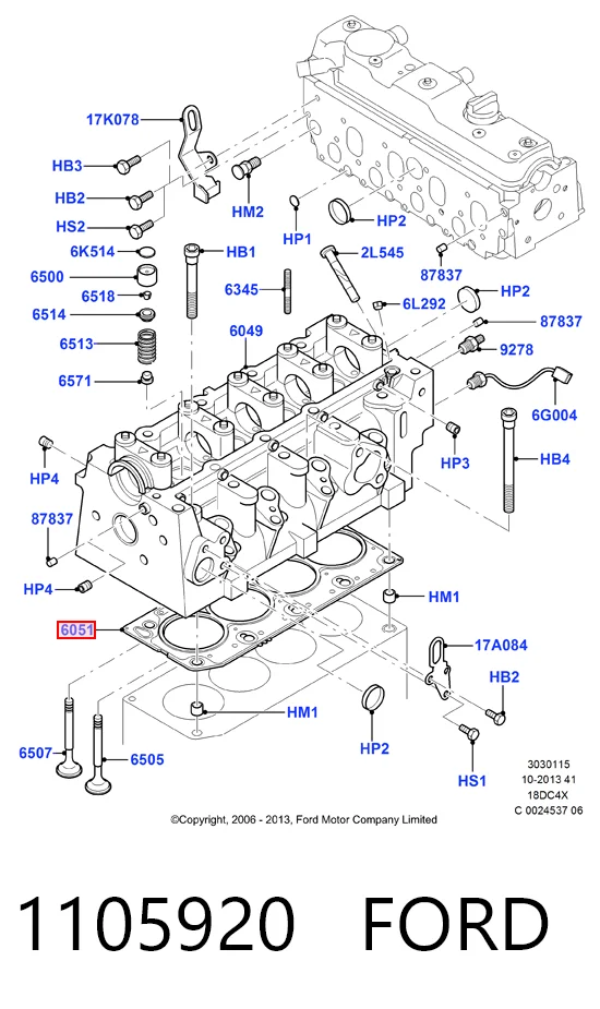  Junta de culata Ford Galaxy 