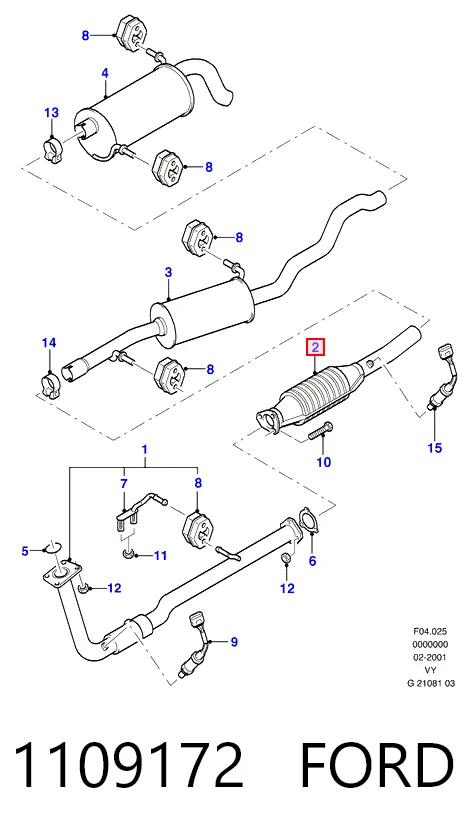 Comprar Catalizador Ford Galaxy I VY WGR