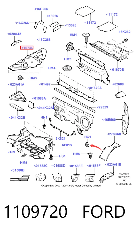 Comprar Aislamiento del Capó Ford Focus I DFW