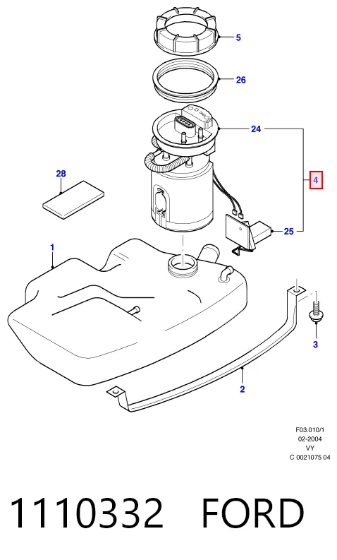 Unidad de alimentación de combustible MAM00313M Magneti Marelli