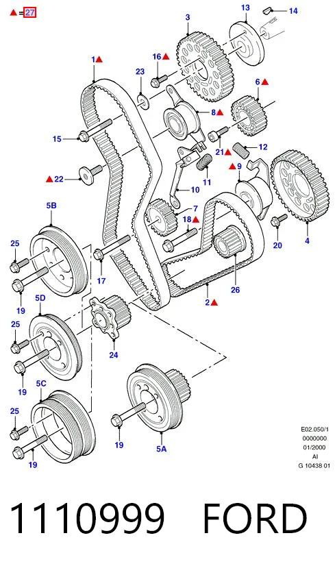 Kit distribución Gates K015451XS