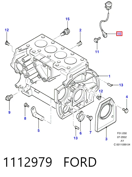 Comprar Sensor de detonación Ford Fiesta IV JAS, JBS a bajo precio