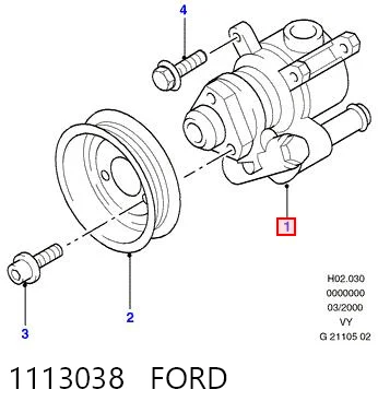 1113038 Ford Bomba hidráulica de dirección
