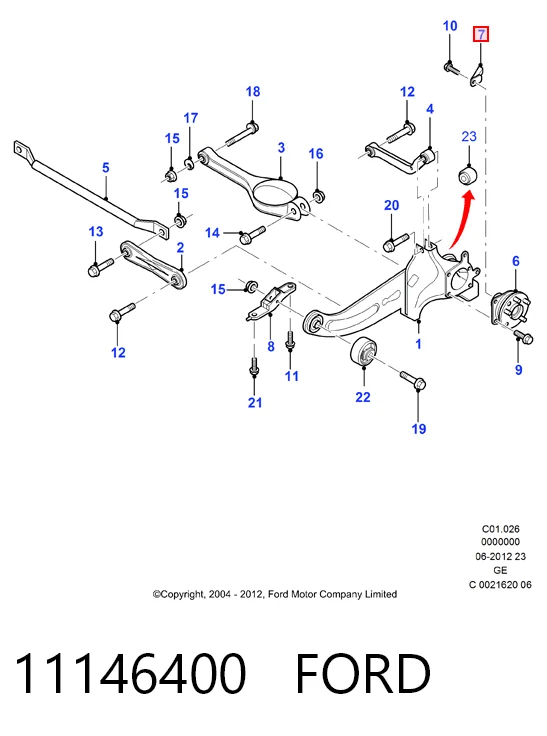 Comprar Sensor ABS delantero Ford Mondeo III B4Y a bajo precio