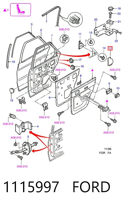 Amortiguador trasero para BMW 3 E21