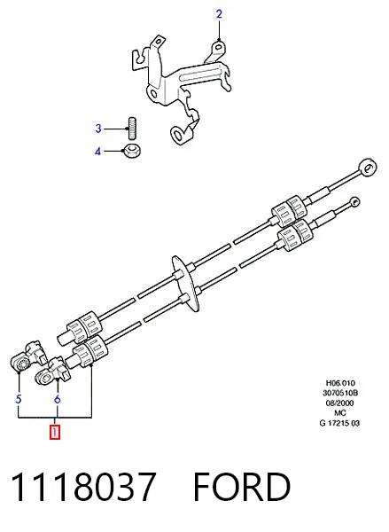 Cable de palanca de cambios Ford Mondeo II hatchback comprar en España