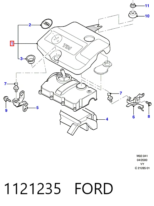 Comprar Cubierta decorativa del motor Ford Galaxy WGR a bajo precio